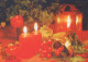 Happy New Year Christmas CANDLE Vintage Postcard CPSM #PBN845.GB - New Year