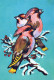 Happy New Year Christmas BIRD Vintage Postcard CPSM #PBM653.GB - New Year