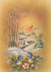 Happy New Year Christmas BIRD Vintage Postcard CPSM #PBM593.GB - Nieuwjaar