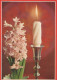 Happy New Year Christmas CANDLE Vintage Postcard CPSM #PBA346.GB - Neujahr