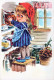 Happy New Year Christmas CHILDREN Vintage Postcard CPSM #PAY763.GB - Neujahr