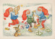 Happy New Year Christmas GNOME Vintage Postcard CPSM #PAY563.GB - New Year