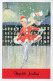 Happy New Year Christmas CHILDREN Vintage Postcard CPSM #PAY241.GB - Neujahr