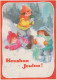 Happy New Year Christmas CHILDREN Vintage Postcard CPSM #PAW670.GB - Neujahr