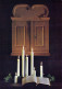 Happy New Year Christmas CANDLE Vintage Postcard CPSM #PAW051.GB - New Year