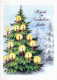 Happy New Year Christmas CANDLE Vintage Postcard CPSM #PAV196.GB - Neujahr