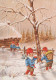 Happy New Year Christmas GNOME Vintage Postcard CPSM #PAU255.GB - Nieuwjaar