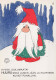 Happy New Year Christmas GNOME Vintage Postcard CPSM #PAU466.GB - Nieuwjaar