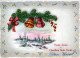 Happy New Year Christmas BELL Vintage Postcard CPSM #PAT441.GB - New Year