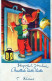 Buon Anno Natale GNOME Vintage Cartolina CPSMPF #PKD290.IT - New Year