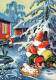 Buon Anno Natale GNOME Vintage Cartolina CPSM #PBB509.IT - Año Nuevo