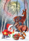 Buon Anno Natale CERVO Vintage Cartolina CPSM #PBB251.IT - Neujahr