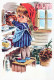 Buon Anno Natale BAMBINO Vintage Cartolina CPSM #PAS825.IT - New Year