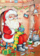 BABBO NATALE Natale Vintage Cartolina CPSM #PAK152.IT - Kerstman