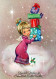 ANGELO Buon Anno Natale Vintage Cartolina CPSM #PAJ329.IT - Angels