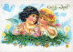 ANGELO Buon Anno Natale Vintage Cartolina CPSM #PAH061.IT - Angels