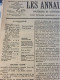 ANNALES 95 /ALEXANDRE DUMAS FILS/MASSACRES  A STAMBOUL/DE BORNIER PIERSON DUDLAY LE BARGY PAUL MOUNET /SERPETTE BLUM PER - Tijdschriften - Voor 1900