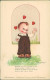 MARIA PIA FRANZONI TOMBA SIGNED 1940s POSTCARD - BOY & HEARTS / BAMBINO & CUORI - EDIT CURCI (5727) - Other & Unclassified