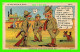 HUMOUR, COMIC - MILITARIA, TH' SARG GAVE ME TH' WORKS - FROM NORTH BEACH, MD - TRAVEL IN 1943 - - Humour