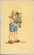 MARIA PIA FRANZONI TOMBA SIGNED 1940s POSTCARD - BOY & FLOWERS - EDIT DEGAMI 186  (5730) - Sonstige & Ohne Zuordnung