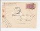 Lettre Recommandée AEF (Moyen Congo) 1942 - Storia Postale