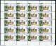 Latvia Mi 652-55 ** MNH Complete Set Of Sheets - Lettonie Lettland Letonia Letland - Francobolli Su Francobolli