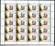 Mi 652-55 ** MNH Complete Set Of Sheets - Letland