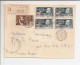 Lettre Recommandée AEF (Moyen Congo) Janvier 1944 - Timbre AEF Libre - Cartas & Documentos