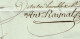 Delcampe - 1785 De Toulouse LETTRE SIGN. Antoine Raynal IMPRIMEUR NEGOCE COMMERCE NAVIGATION Par Barques Pour Bousquet Agde V. HIST - ... - 1799
