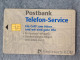 GERMANY-1132 - O 2889 - Postbank – Telefon-Service (Geldschein-Gesichter) - 26.000ex. - O-Serie : Serie Clienti Esclusi Dal Servizio Delle Collezioni