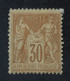 SAGE N°80 30c Brun-Jaune NEUF* - 1876-1898 Sage (Type II)