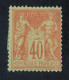 SAGE N°94 40c Rouge-Orange NEUF* - 1876-1898 Sage (Type II)