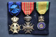 3 Médailles Anciennes Belgique Guerre - Belgien