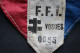 Insigne Tissu Couleurs Nationales Tampon FFI VOSGES 0685 - 1939-45