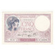 5 FRANCS VIOLET 28-09-1939  SUP Fayette 4.10 - 5 F 1917-1940 ''Violet''