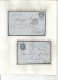 France - LYON - Etude Des Cachets Du Bureau LA GUILLOTIERE De 1852 à Type Sage - 8 Timbres Et 6 Lettres Et Documents - 1849-1876: Classic Period