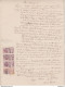 Fixe Timbre Fiscal Taxe Sur Les Paiements TP Marseille 26 Septembre 1918 - Lettres & Documents