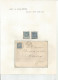 France - LYON - Etude Des Cachets Du Bureau CROIX-ROUSSE De 1852 à Type Sage - 3 Timbres Et 3 Lettres Et Documents - 1877-1920: Semi-Moderne