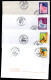 Enveloppes 1er Jour "Journée Et Fête Du Timbre". (Lot De 13 Enveloppes). - Bolli Commemorativi