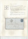 France - LYON - Etude Des Cachets Du Bureau VAISE De 1852 à Type Sage - 7 Timbres Et 3 Lettres Et Documents - 1877-1920: Periodo Semi Moderno