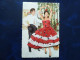Lot De 7 Cartes Brodées Sur Le Thème Du Flamenco - Espagne - Voir Toutes Les Photos - Dans