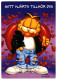 Garfield The Cat Unused Postcard By Jim Davis. "My Heart Belongs To You" Publisher Ultraförlaget AB Sweden - Comicfiguren