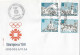 Bosnia-Herzegovina/Yugoslavia, Winter Olympics - Sarajevo 84: FDC, SET Of STAMPS (**), COMEMORATIV SHEET - Bosnia Erzegovina