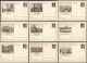 Deutsches-Reich Ganzsachen-Lot Bildpostkarten P304 Set 9 Stück Ungebraucht - Altri & Non Classificati