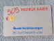 GERMANY-1157 - O 0524 - Quelle Versicherungen 8 – SOS-Notruf-Karte 3 - 3.000ex. - O-Series : Series Clientes Excluidos Servicio De Colección