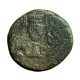 Ancient Greek Coin Myrina Aeolis AE15mm Apollo / Amphora 01840 - Greche