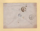 Brassac Les Mines - 62 - Puy De Dome - 1859 - Affranchissement Insuffisant - Taxe Manuscrite - 1849-1876: Classic Period