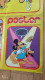 Walt Disney Production Both Sided Poster Mickey Goofy Donald Duck, 91x65cm, 25.10.1978 Rare, YUGOSLAVIA PAYPAL ONLY - Posters