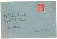 PAIX 50C LETTRE A TROU CONVOYEUR NIORT A POITIERS 12.11.37 - 1921-1960: Période Moderne