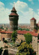 72891221 Nuernberg Sinwellturm Und Heidenturm Auf Der Burg Nuernberg - Nuernberg